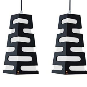 Zigzag Shape Wooden Modern hanging Lamp Shade