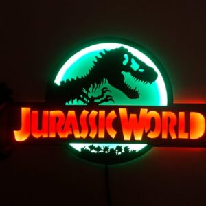 Jurassic World Lamp Wall Hanging Modern led light