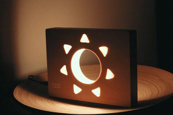 Night Light Sun Wooden Night Lamp LED Lamp