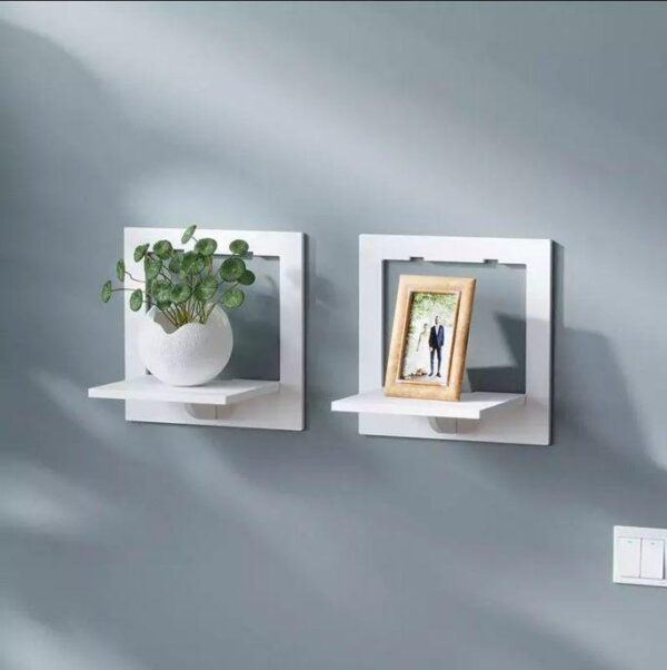 Geometrical Floating Shelf in Three Modern Shapes - Image 4