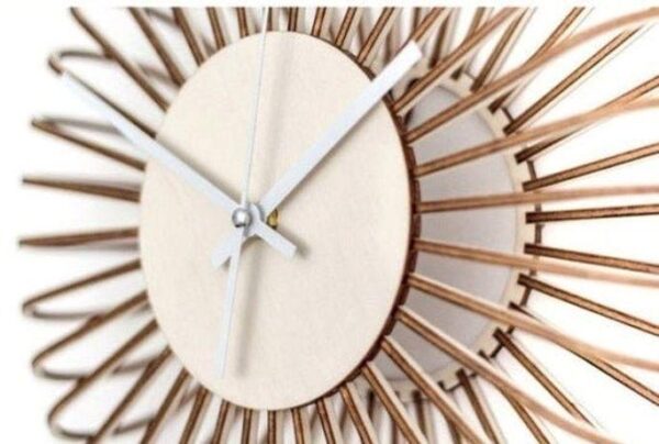 Modern Designer Wooden Wall Clock - Image 3