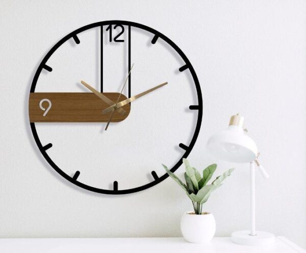 Elegant Design Modern Designer Wooden Wall Clock