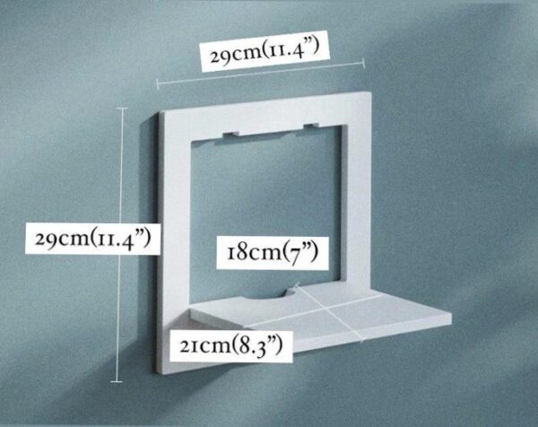 Geometrical Floating Shelf in Three Modern Shapes - Image 5