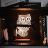 3D Illusion Owl Shape Led Table Lamp - AW0L1 - Image 2