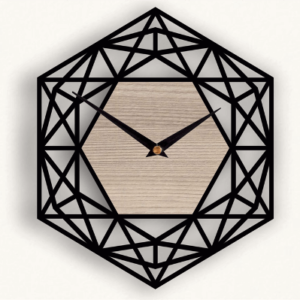 Geometric Shape Modern Designer Wall Clock 1A